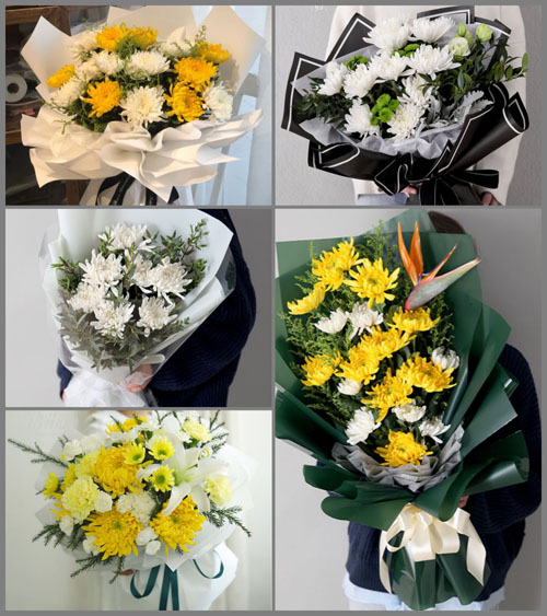 广东潮州市潮安区彩塘镇华桥村白事花束代送